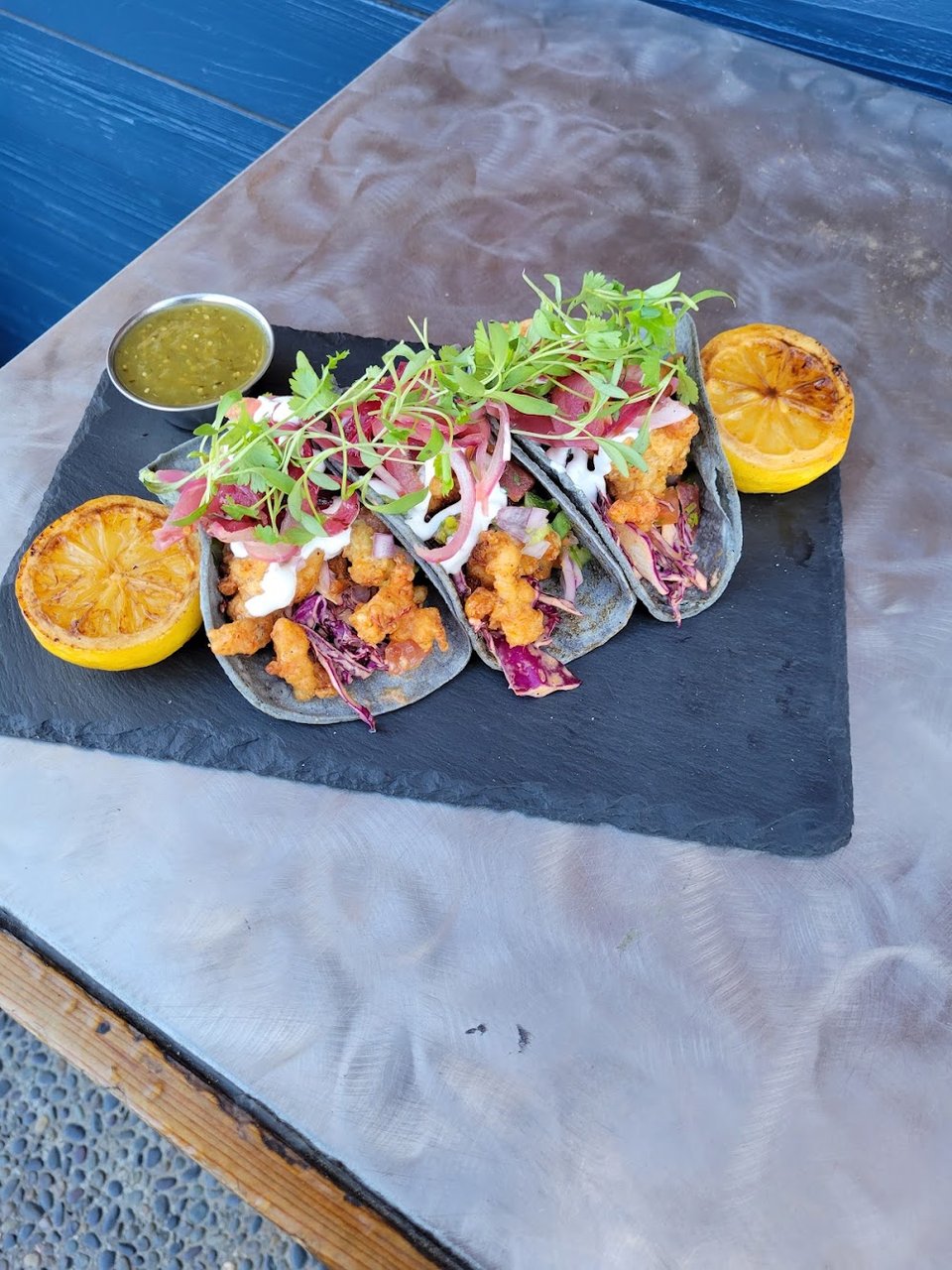 Dad’S Lobster Tempura Battered Tacos