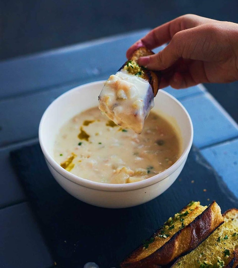 Grilled Cheese and Lobster Bisque